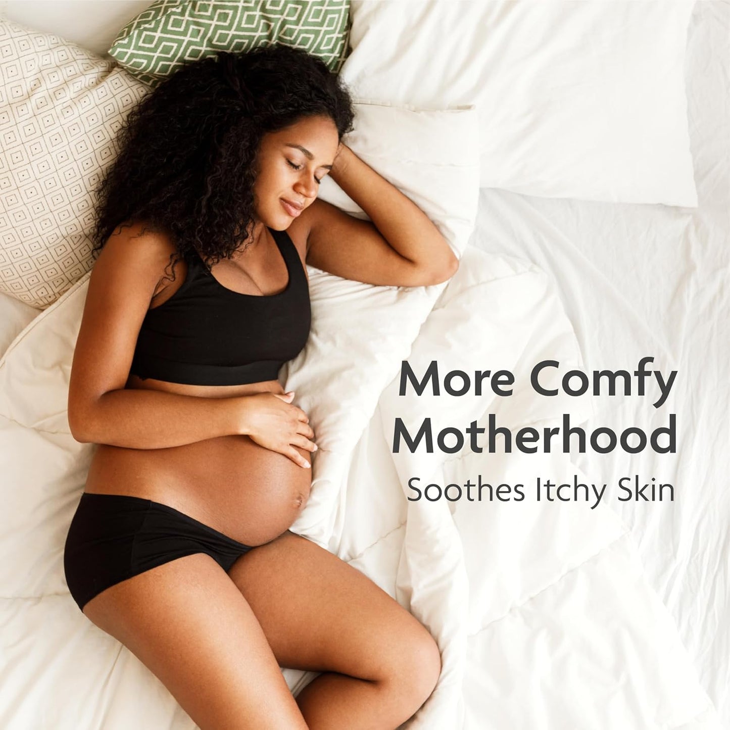 TriLASTIN Belly Masks - Belly Masks for Pregnant Women - Hydrating & Soothing for Itchy Skin - Reduces Stretch Marks - Safe for Sensitive Skin - Paraben & Phthalate-Free - Made in USA - 4 Pack