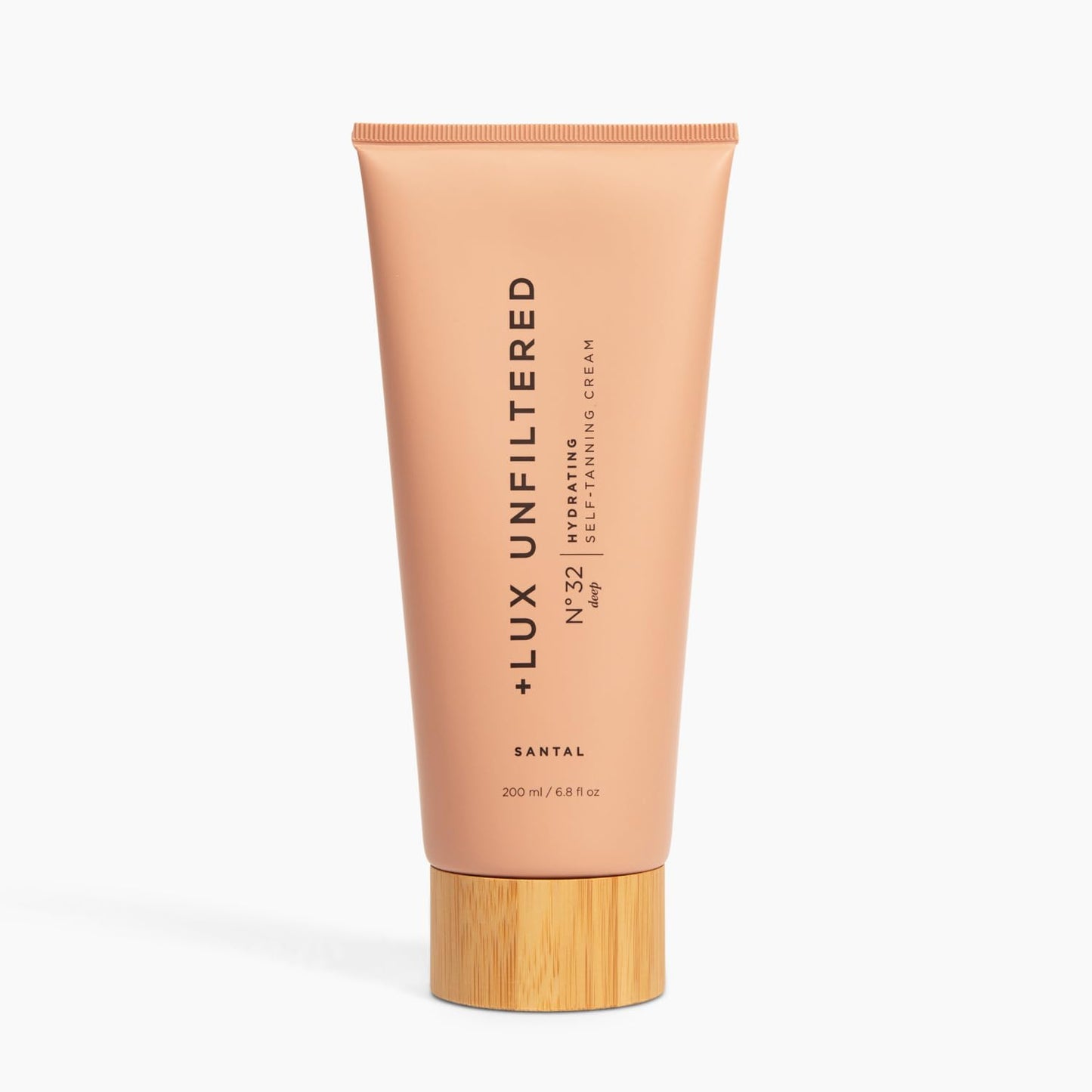 + Lux Unfiltered N°32 Deep Gradual Self Tanner, Hydrating Self Tanning Lotion with Shea Butter & Squalane - Non-Sticky, No Transfer, Natural-Looking Tan - Vegan & Cruelty-Free Sunless Tanner - Santal