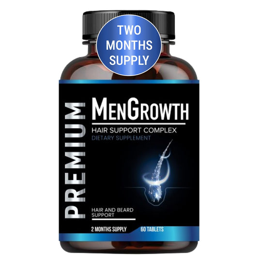 Mens Hair Growth-Hair Vitamins For Men. Anti Hair Loss Supplement, Regrow Hair & Beard Growth Pills With DHT Blocker For Thinning Hair & Hair Thickening With Biotin & Saw Palmetto.Thicker Fuller Hair