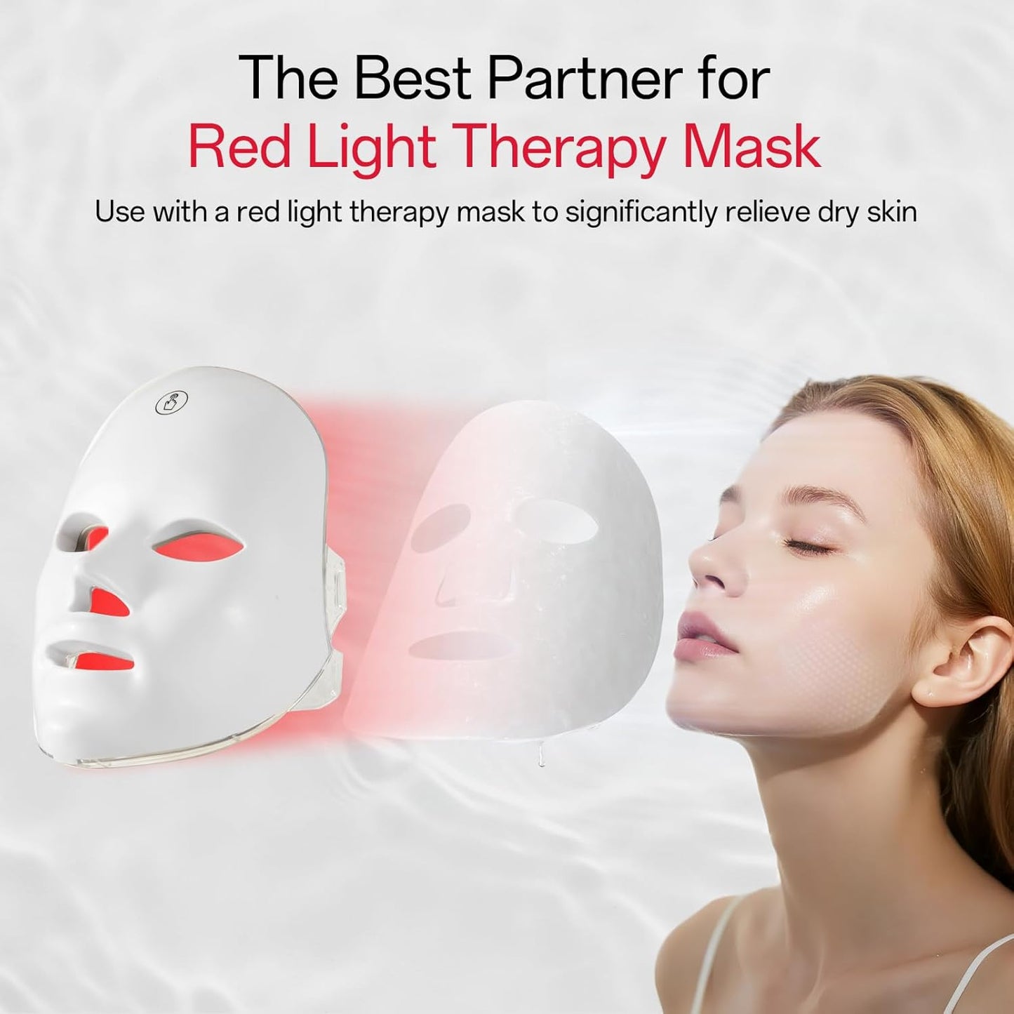 Collagen Face Mask - Hydrating & Moisturizing Sheet Mask with Natural Centella Asiatica for Soothing Skincare, Deeply Nourishing Dry Skin 10-Count