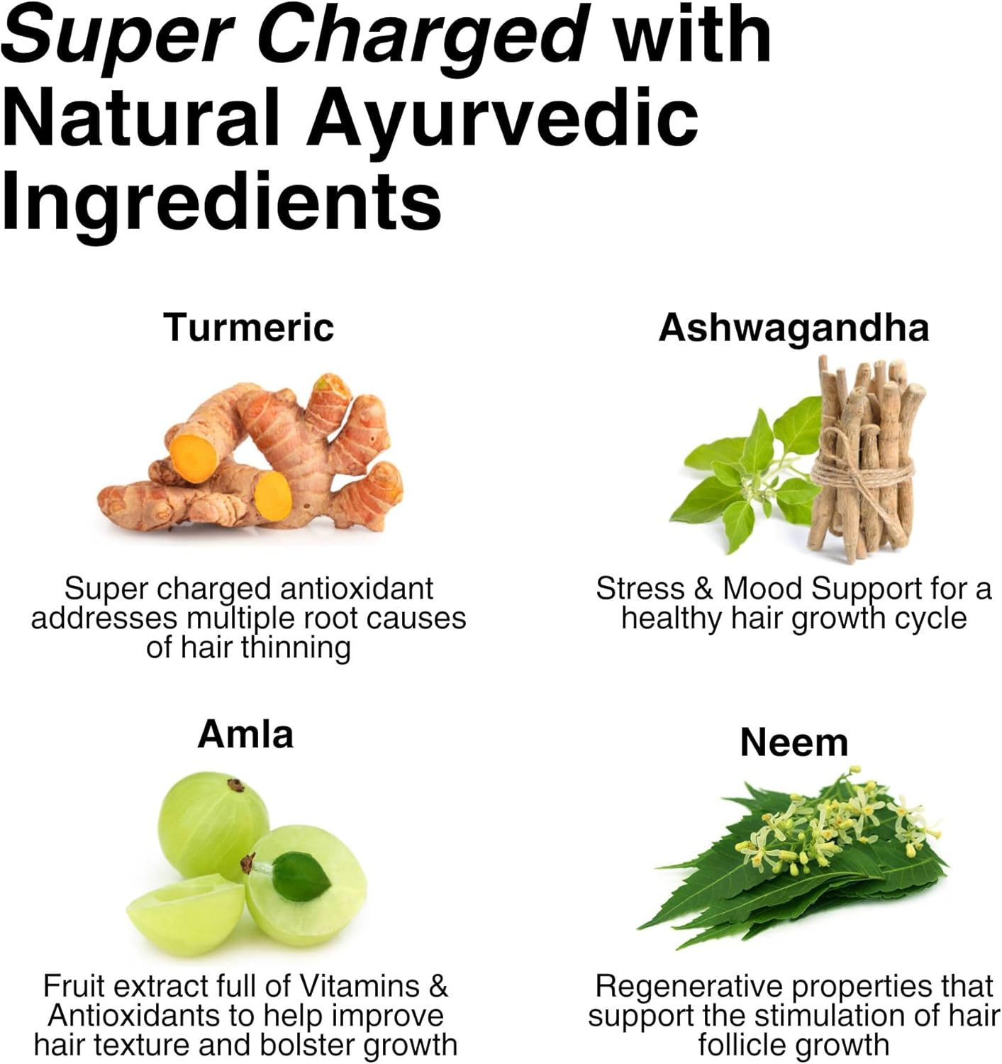 Dr. Steven Gabriel Hair Growth Supplement for Women and Men with Biotin, Zinc, Vitamin C, Iron - Physicians Choice, Ayurvedic Hair Vitamins Clinically Proven Hair Density and Growth (90 caps)