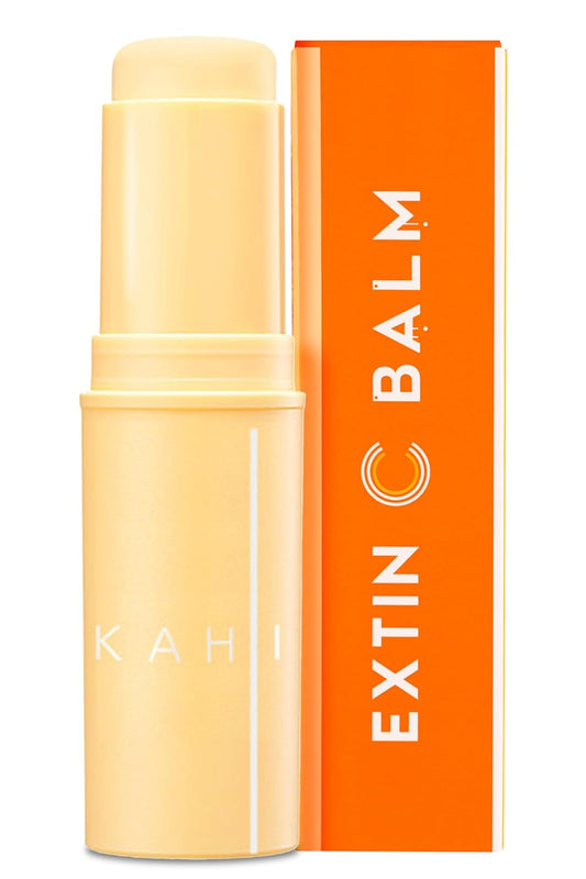 KAHI Extin C Face Balm Moisturizer Vitamin C Infused Moisturizer Stick & Makeup Balm Multi Balm |Starter & Finishing Balm for Skin Brightening & Fine Lines (0.32 fl oz)