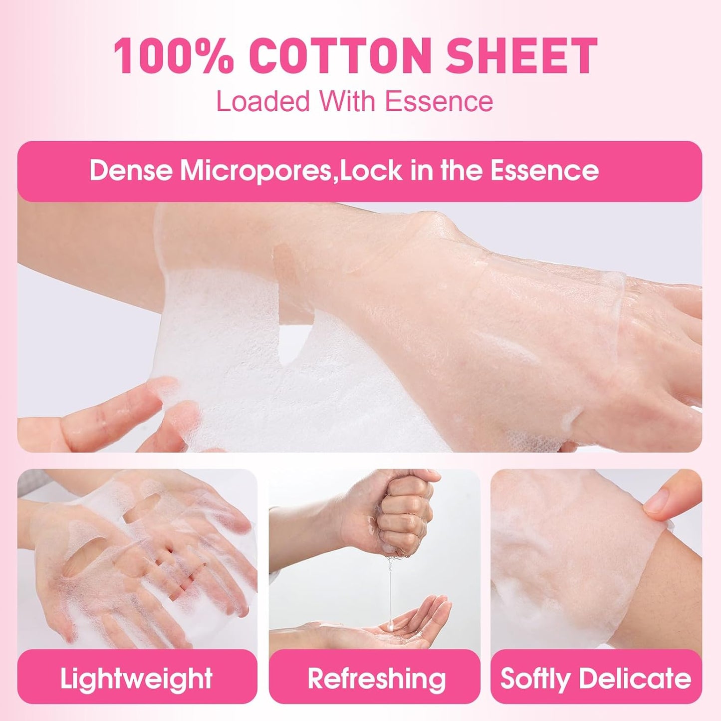 12 Pack Collagen Hydrating Face Masks Skincare, Sheet Face Mask for All Skin Types, Facial Masks Set for Women Skin Care, Face Mask Bulk Spa Gifts for Women