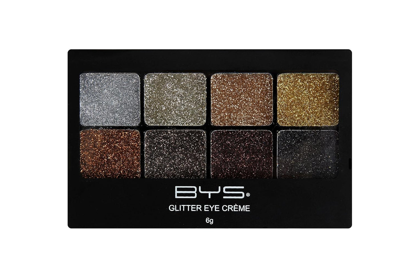 BYS Glitter Gel Makeup Palette 8 shades - Razzle Dazzle