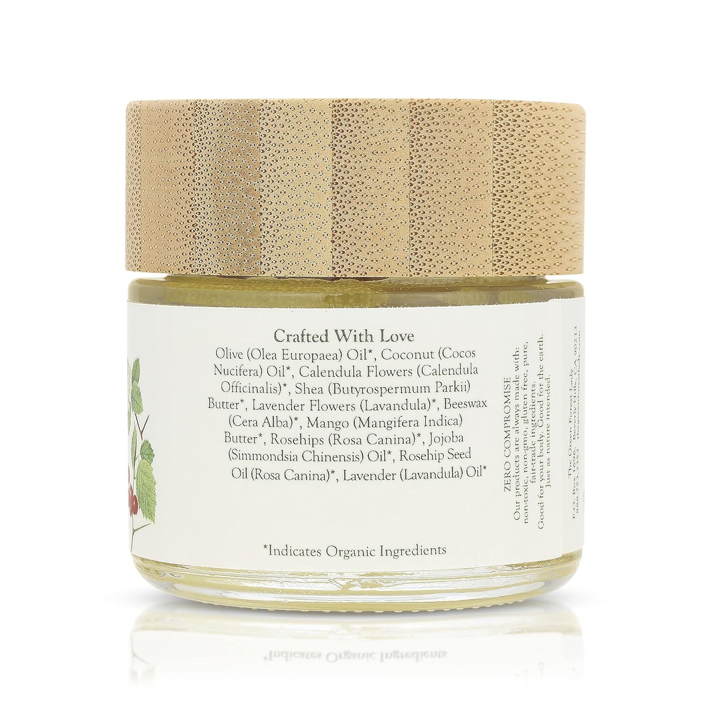 Green Forest Lady-Organic Growing Belly Balm to Support Skin as it Stretches in Pregnancy | Improves Elasticity | Moisturizes Skin | Soothes Itching | 2 FL. OZ./59.15 ML.